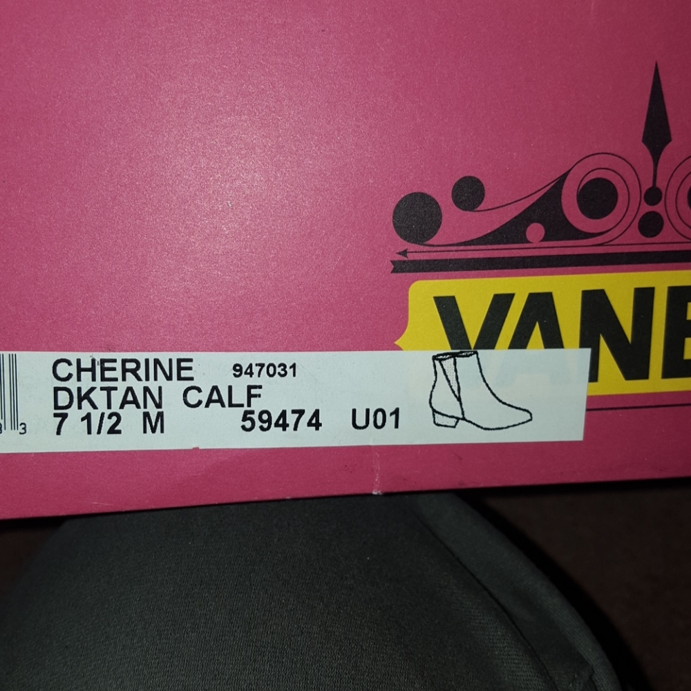 Vaneli Cherine Dark Tan Ankle Boot - Picture 8 of 8